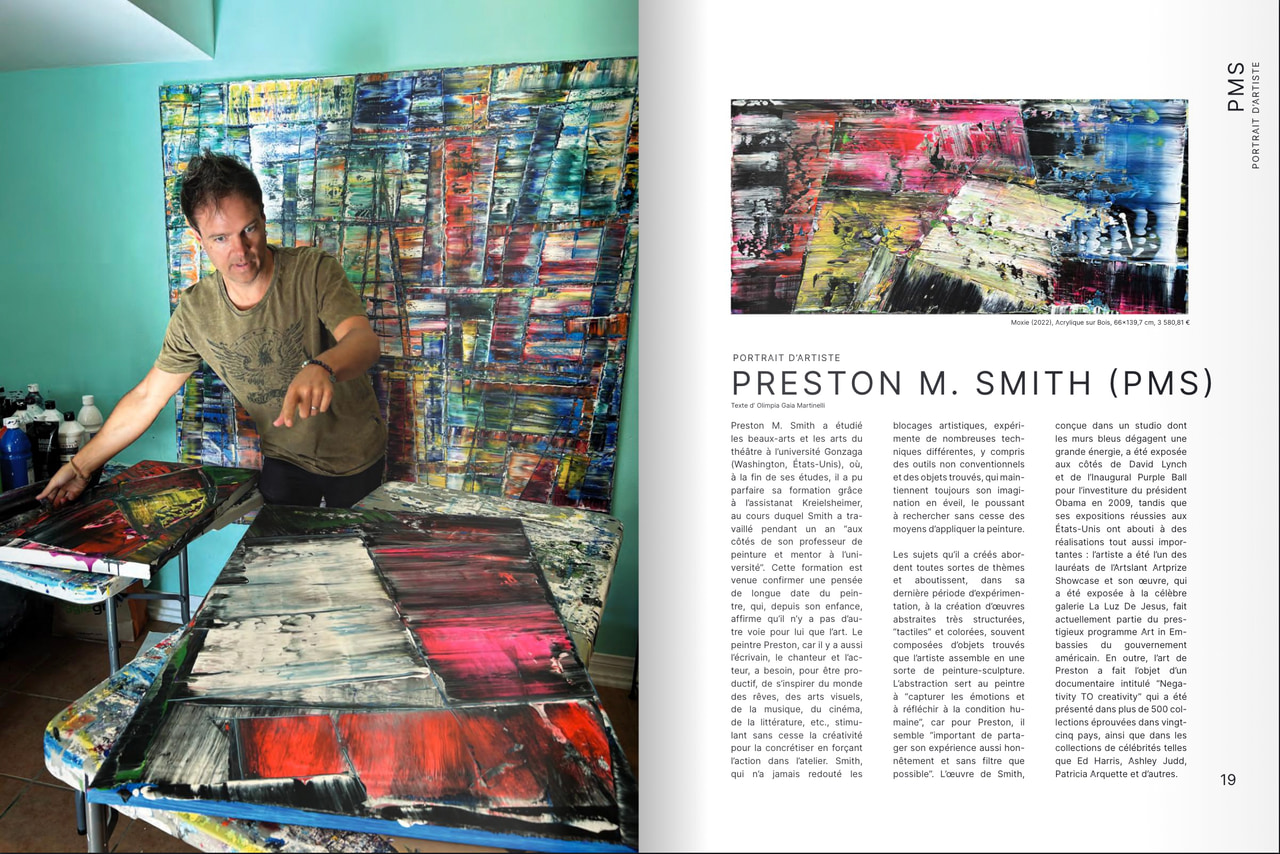 Exclusive interview in Artmajeur Magazine in Paris