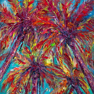 Crimson Palms