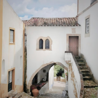 Quiet Passage in Óbidos, Portugal