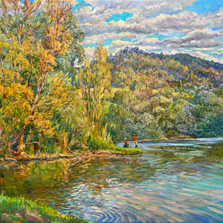 Colores de un río otoñal