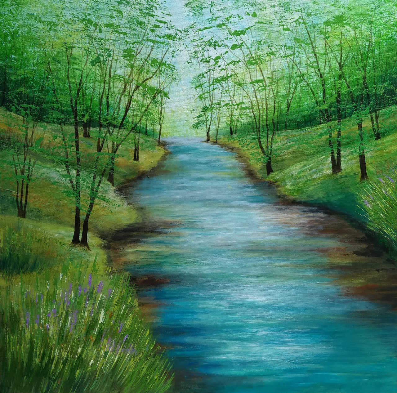 Woodland River Reflections
