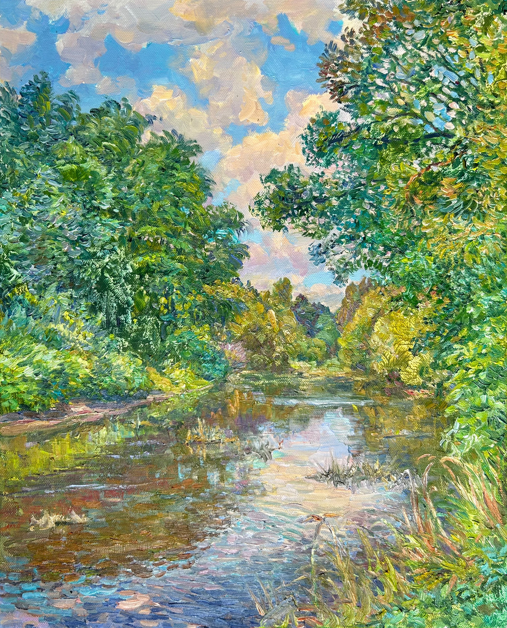Summer River Reflections