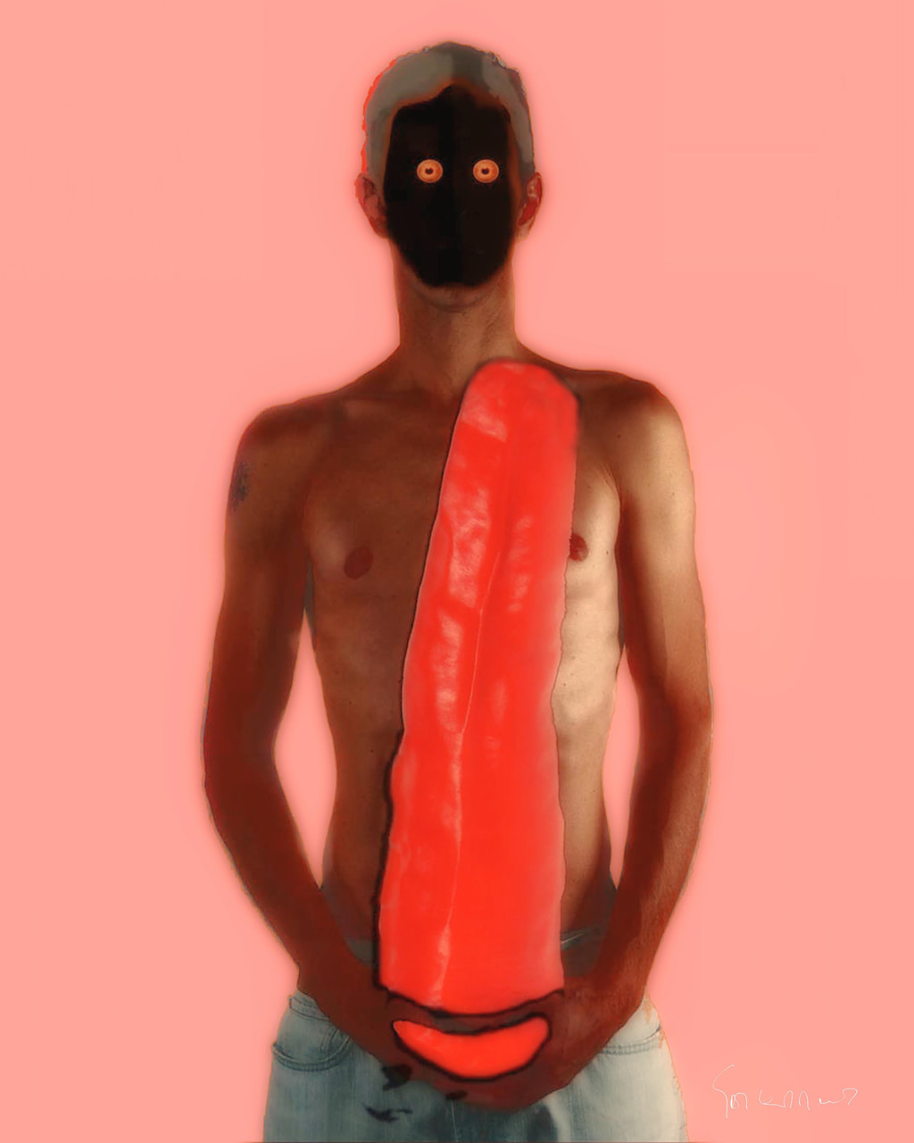 Homme au piment rouge V