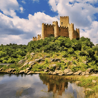 Almourol Castle Above the Tagus River