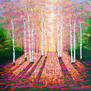 Woodland Shimmer, Golden Light