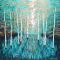 Golden Birch Wood
