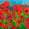 Poppies at the Foot of the Pyrenees