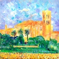 Santa Maria Basilica. Castello d'Empuries