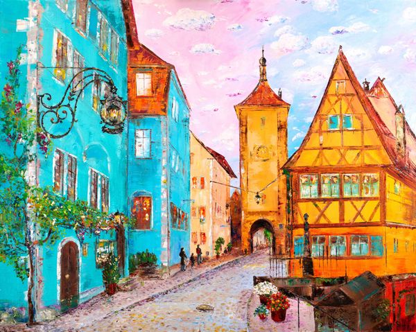Frühling in Rothenburg ob der Tauber