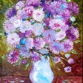 Bouquet of Autumn Chrysanthemums
