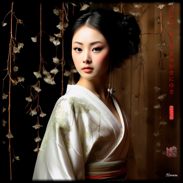 Φωτογραφικό πορτρέτο Ιαπωνίδας maiko RJ0112 (geisha, geiko)