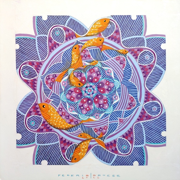 Snowflake With Fish