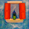 Colourful Window View in Burano (Venice) 2