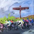 Angel Of The North Stands Guard Of The Race