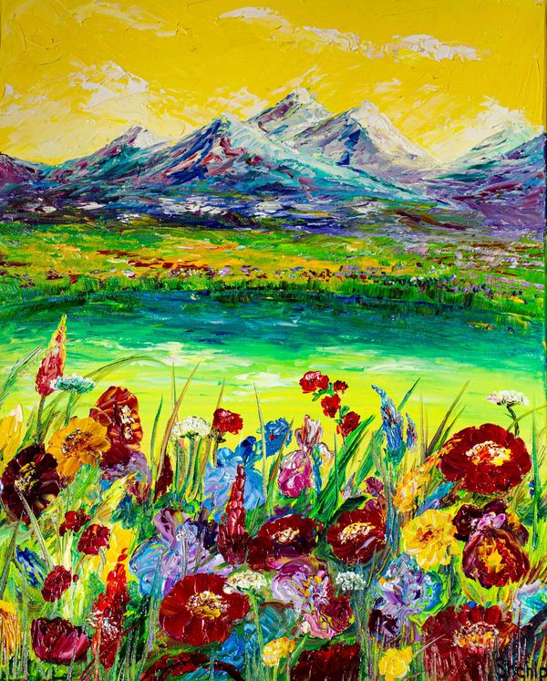 Alpen. Wiesenblumen