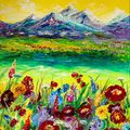 Alpes. Flores del prado