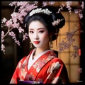 Portrait de maiko japonaise RJ0117 — geisha / geiko