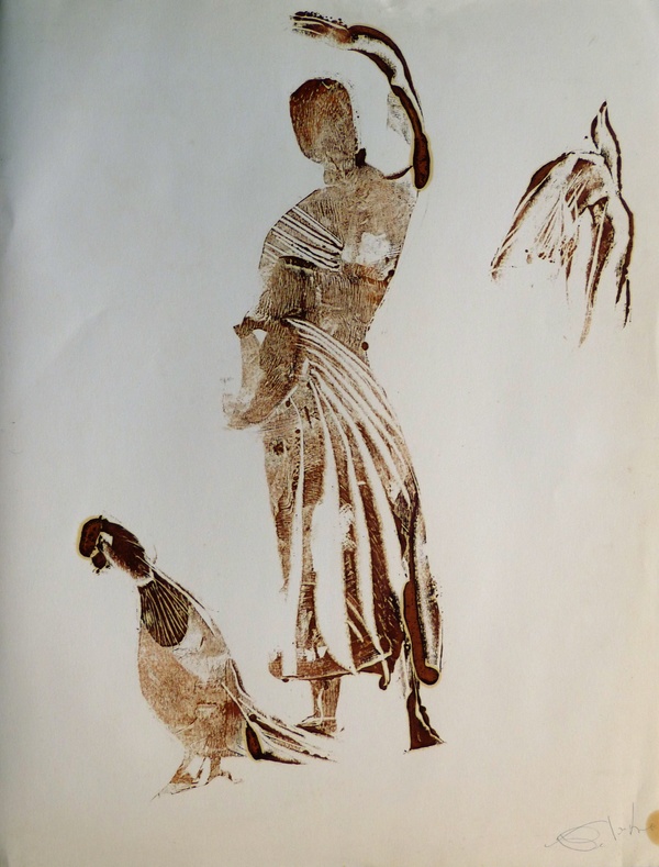 Marianne of the French Republic, monoprint