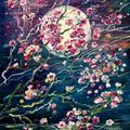 Sakura an a Moonlit Night