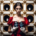 The Girl with the Black Masks