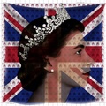 QE II on Maroon Diana Stamps (XL)