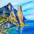 Rocas junto al mar. Italia
