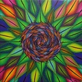 Multicolored Floral Vegetation