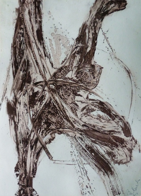 C15 Acryl auf Papier