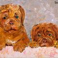 Adorables cachorros. Dogo de Burdeos