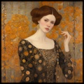 Πορτρέτο RJ0186 — Art Nouveau ζωγραφική Gustav Klimt