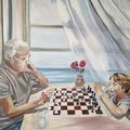 Grandfather With Grandson