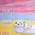 A Cat by the Sea
