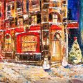 Bakery on the Corner. The Night Before Christmas