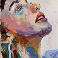 Retrato abstracto de mujer