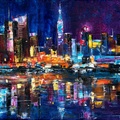Shiny New York At Night