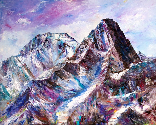 Montaña blanca. Mont Blanc