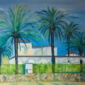 House With Palm Trees
