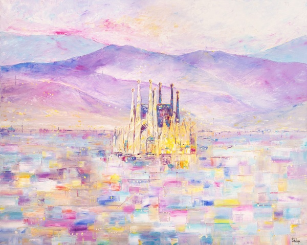 Pearlescent Morning in Barcelona
