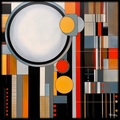 Pintura abstracta RJ0174 — Abstracción geométrica moderna y contemporánea