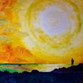 Sunrise. Lighthouse. Empuriabrava