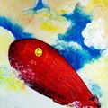 Flight on a Red Airship
