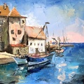 Harbour in Italy