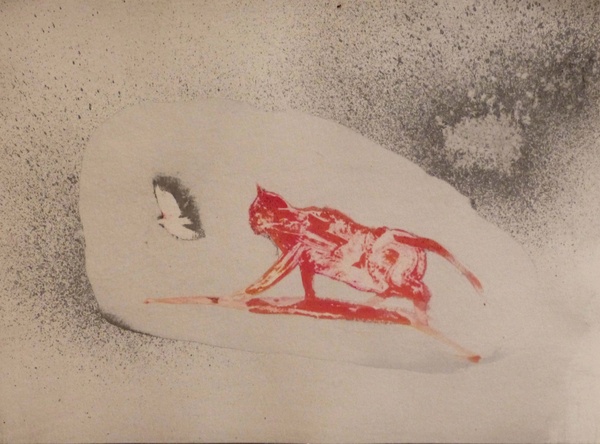 The Cat in the Snow