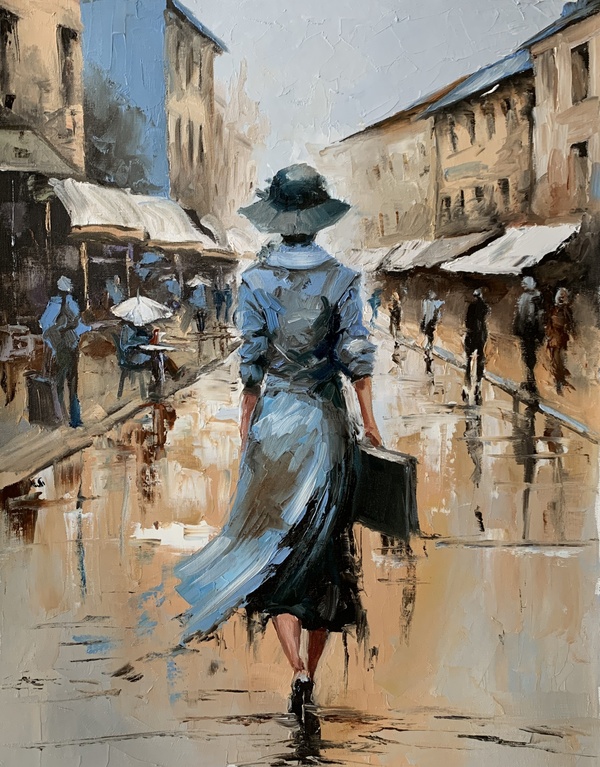 Una mujer en la ciudad