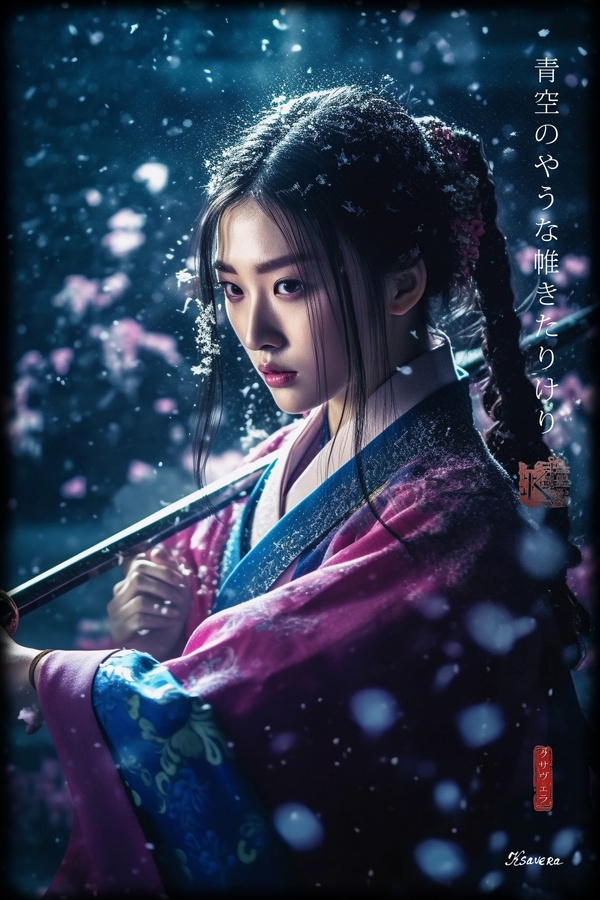 Japanische Maiko DS0316 – Porträtfotografie, Kampfkunst