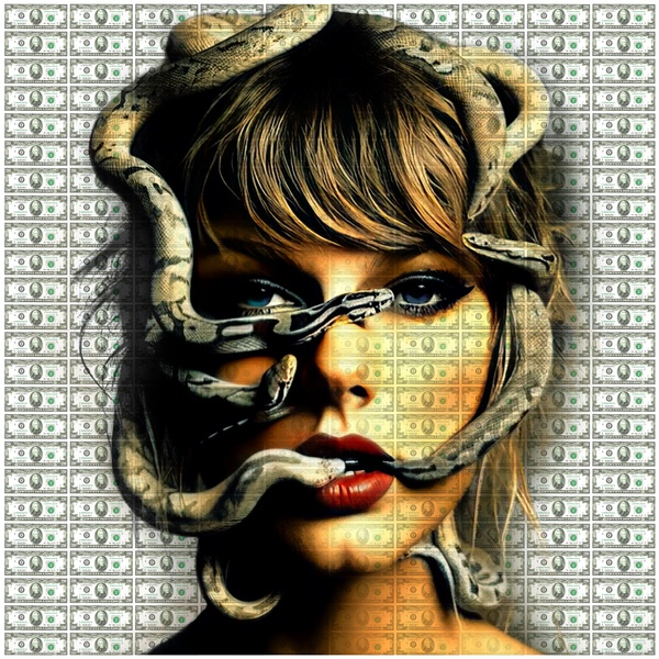 Taylor como Medusa