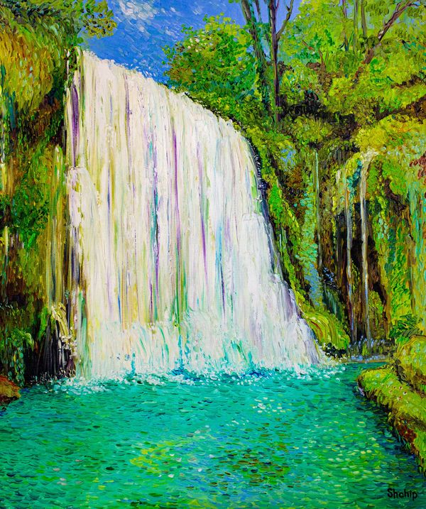 Waterfall in the Old Park