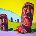 Chile. Moáis. A través de la eternidad