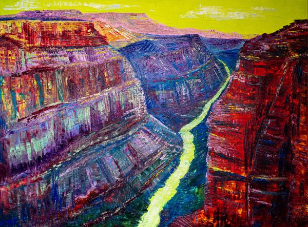 Grand Canyon. Neon River