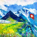 Männlichen. Alpi svizzere
